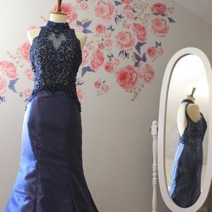 Midnight Blue Formal Dress